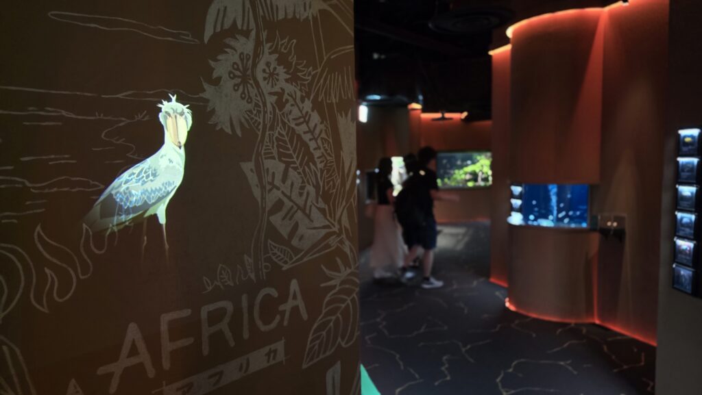 川崎水族館（カワスイ）のアフリカエリアの入り口