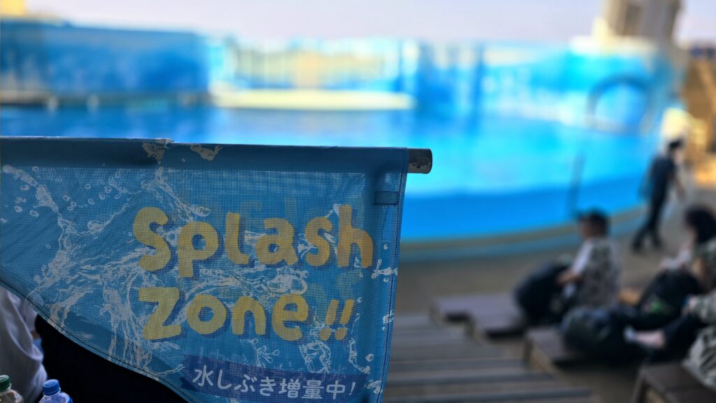 新江ノ島水族館 イルカショー スプラッシュゾーン